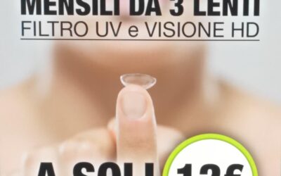 Lenti a contatto mensili da 3 lenti